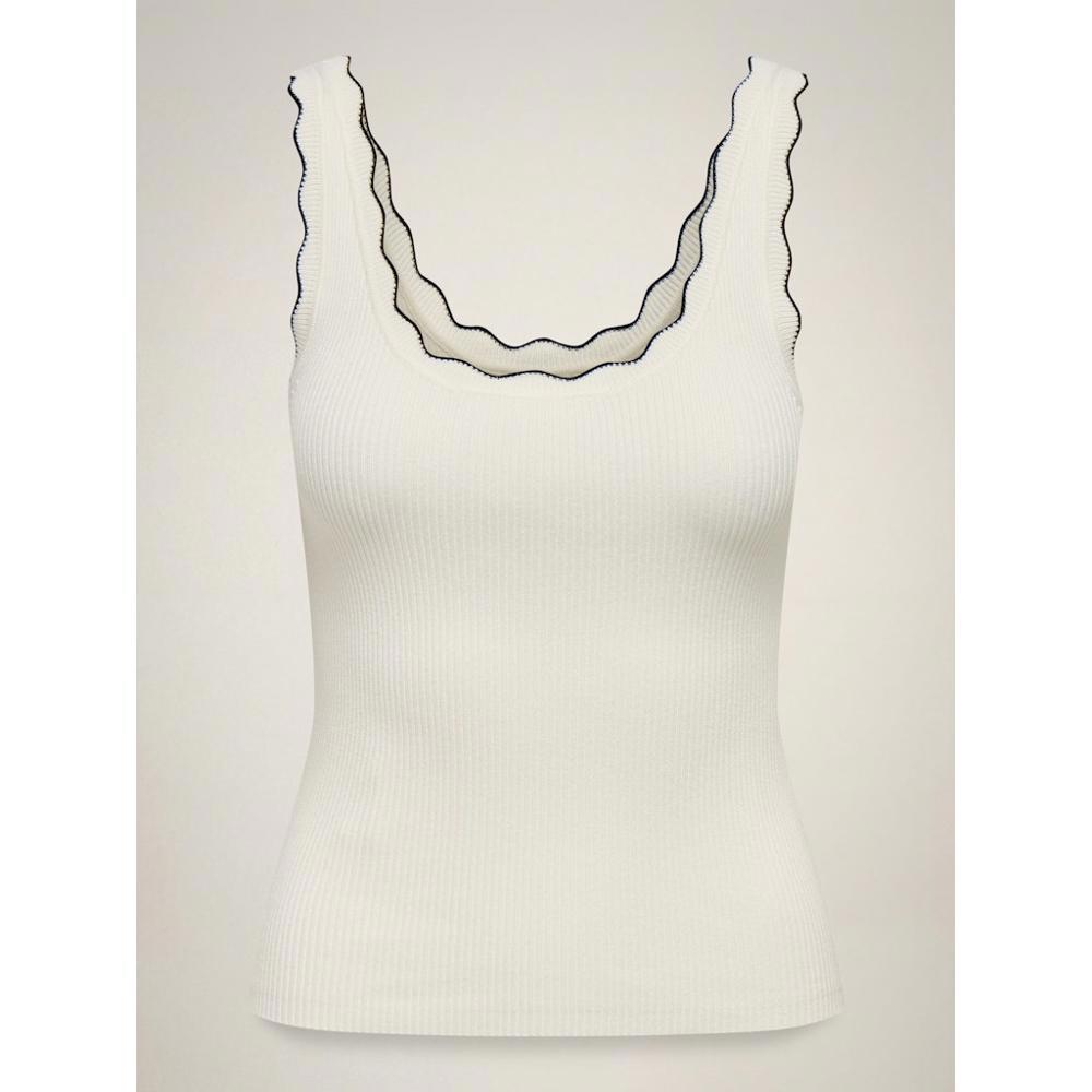 JDY Nanna Scallop Edge Top